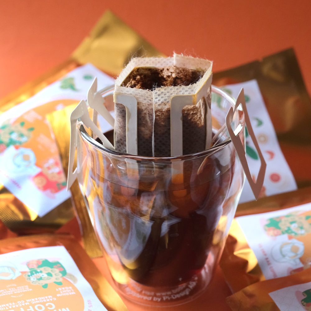 Gift Pouch - 大吉大利 Colombia Mandarin Drip Coffee Bags x 4 sachets