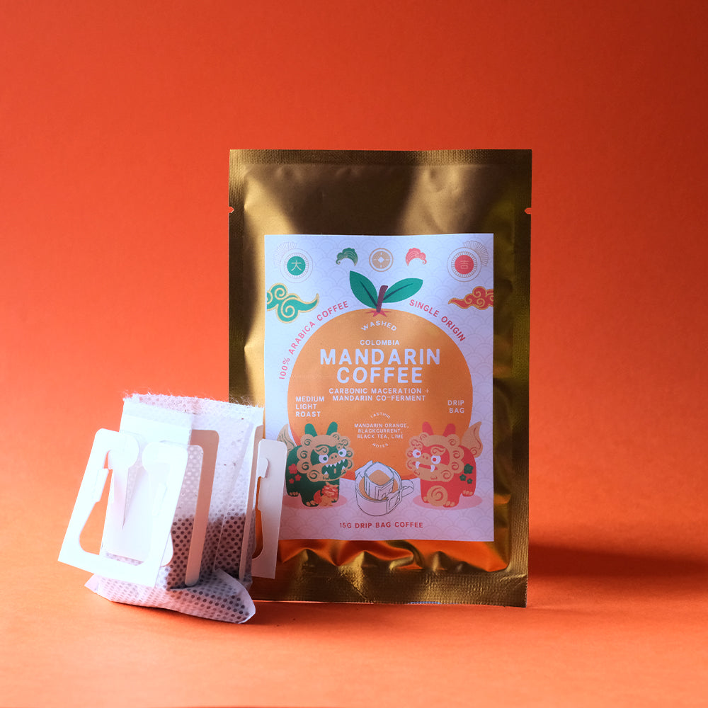 Gift Pouch - 大吉大利 Colombia Mandarin Drip Coffee Bags x 4 sachets