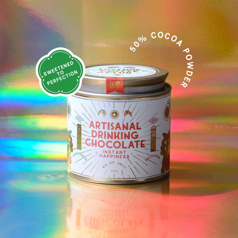 Gift Box - Artisanal Drinking Chocolate Powder (Sweetened) 200g