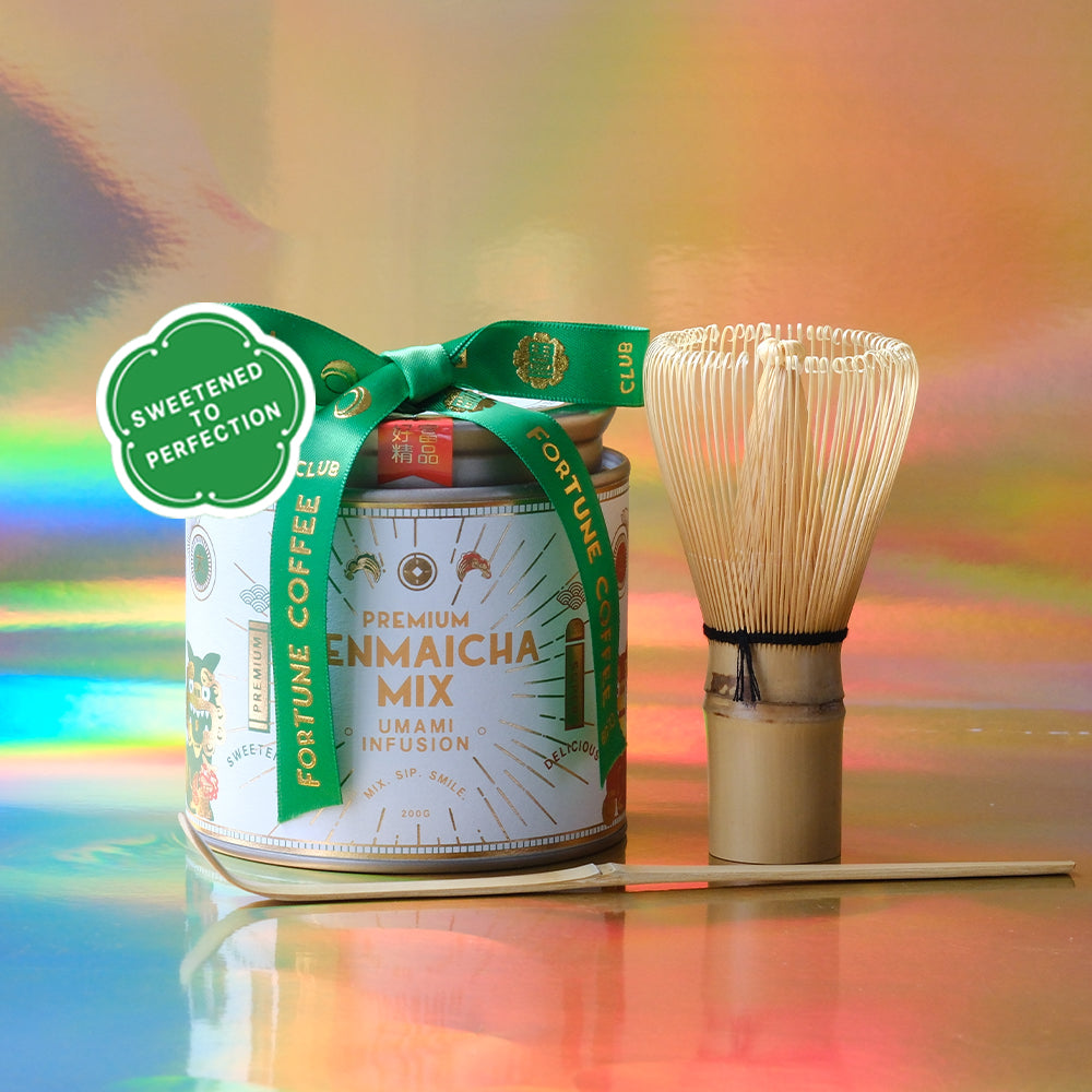 Gift Set - Toasted Genmaicha Powder (Sweetened) 200g