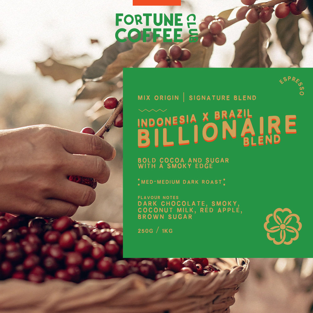 Signature Billionaire Blend: Indo + Brazil (Seasonal)