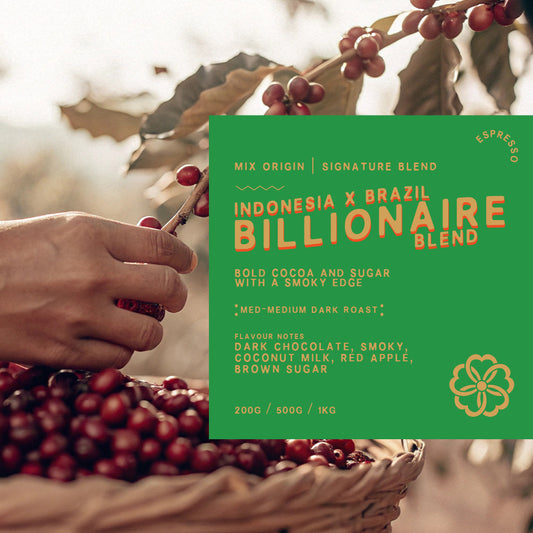 Signature Billionaire Blend: Indo + Brazil (Seasonal)
