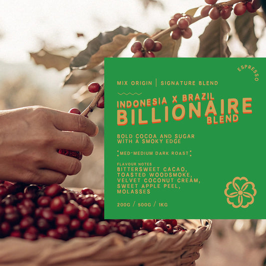 Signature Billionaire Blend: Indo + Brazil (Seasonal)